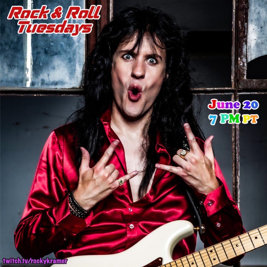 Rocky KramerÃ¢â‚¬â„¢s Rock & Roll Tuesdays Presents Ã¢â‚¬Å“ArmageddonÃ¢â‚¬Â June 13th, 2023, 7 PM PT on Twitch