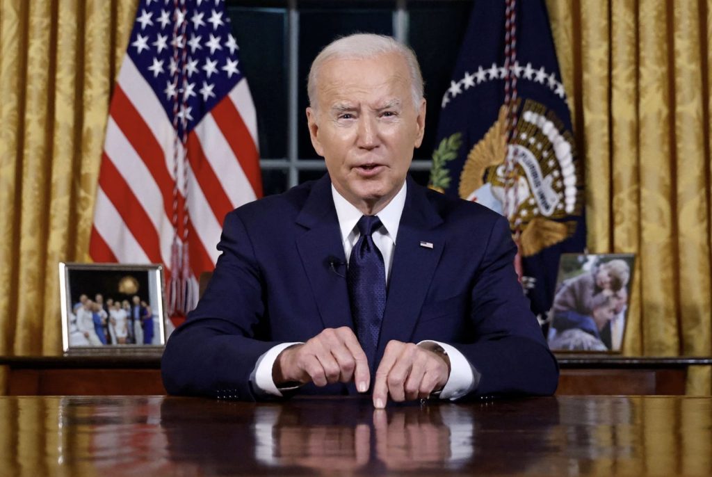 The Zombie Versus the Blimp Joe Bidenâ€™s Oval Office Speech By Howard Bloom