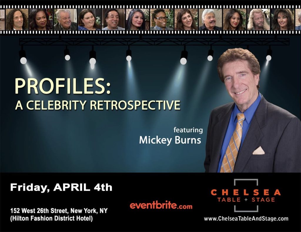 Mickey Burns Presents “Profiles: A Celebrity Retrospective” 🎤 Special Guests: THE AMERICAN RELICS & Irene Michaels